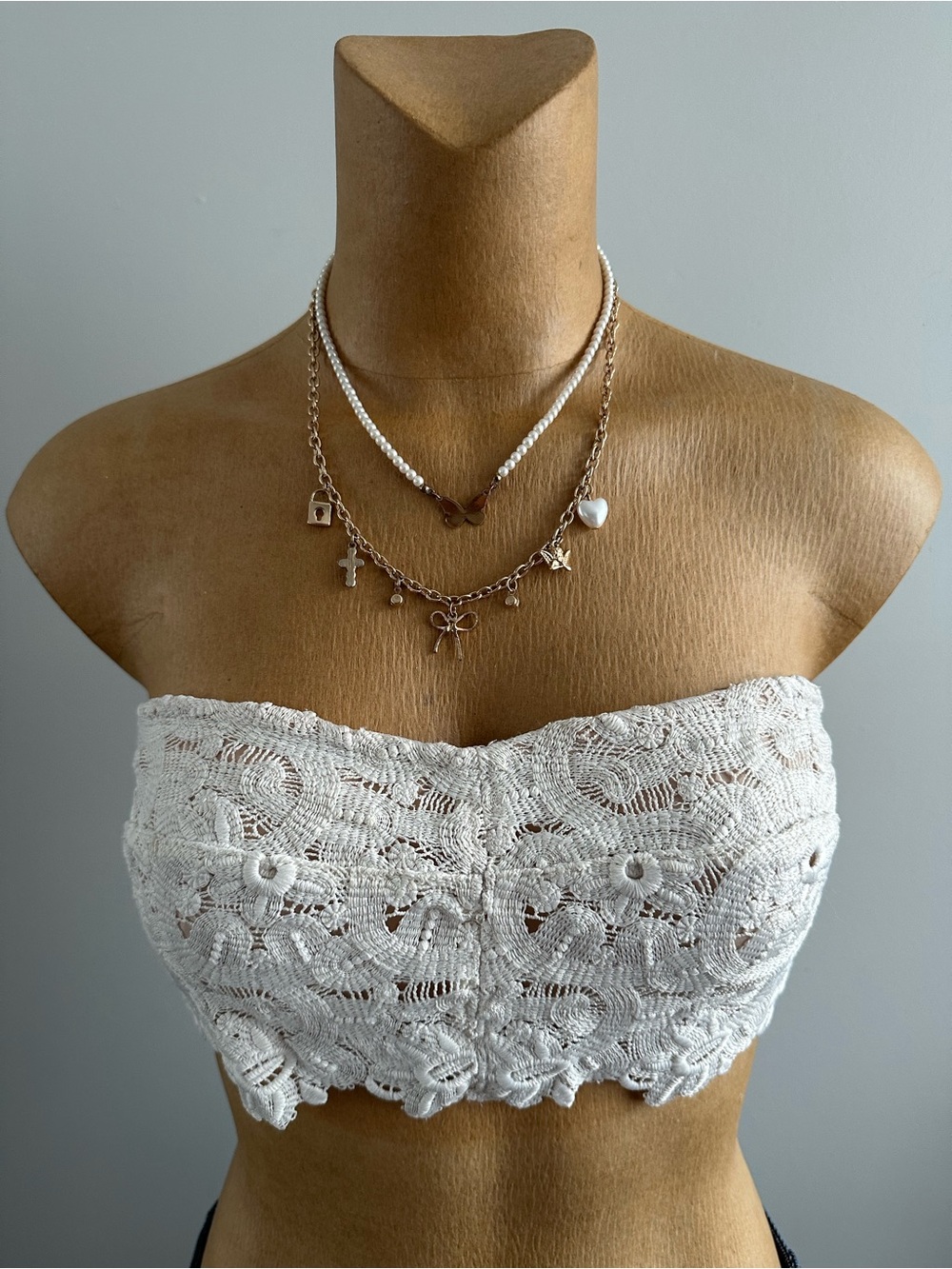 Aerie crochet/ lace crop top